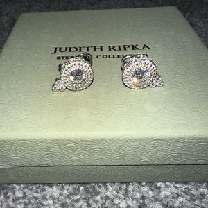 Judith Ripka Dew Drop Button Earrings